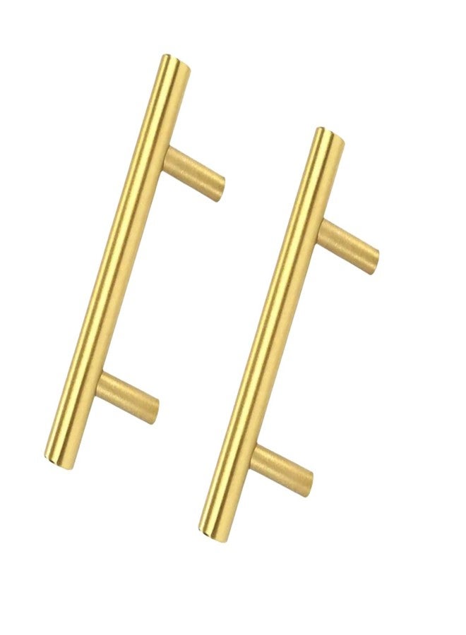 Snoogg Pair of Metal Handle Set for Resin Art Size 5 Inch Style Golden Colour for Resin Art Tray, DIY Craft and More - Image 2